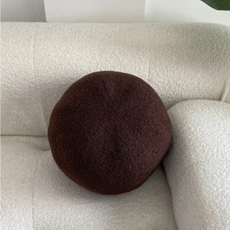 Nordic Bouclé Abstract Cushion – Minimalist Plush Pillow - Image 15