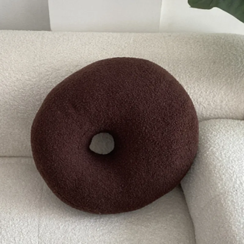 Nordic Bouclé Abstract Cushion – Minimalist Plush Pillow - Image 16
