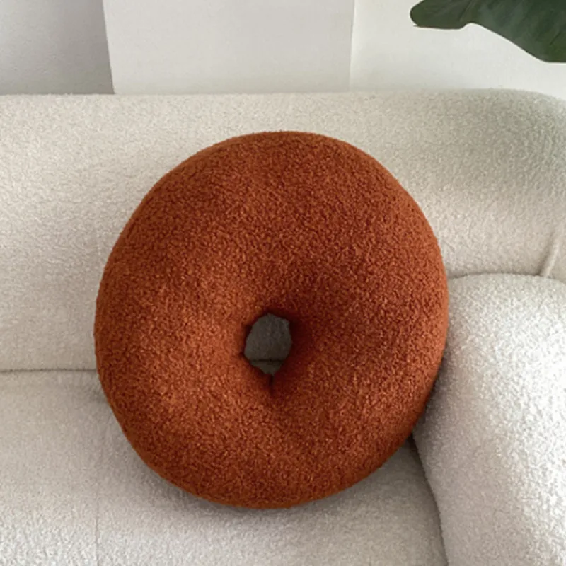 Nordic Bouclé Abstract Cushion – Minimalist Plush Pillow - Image 17