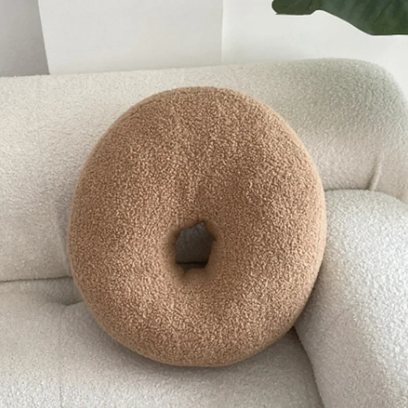 Nordic Bouclé Abstract Cushion – Minimalist Plush Pillow - Image 18