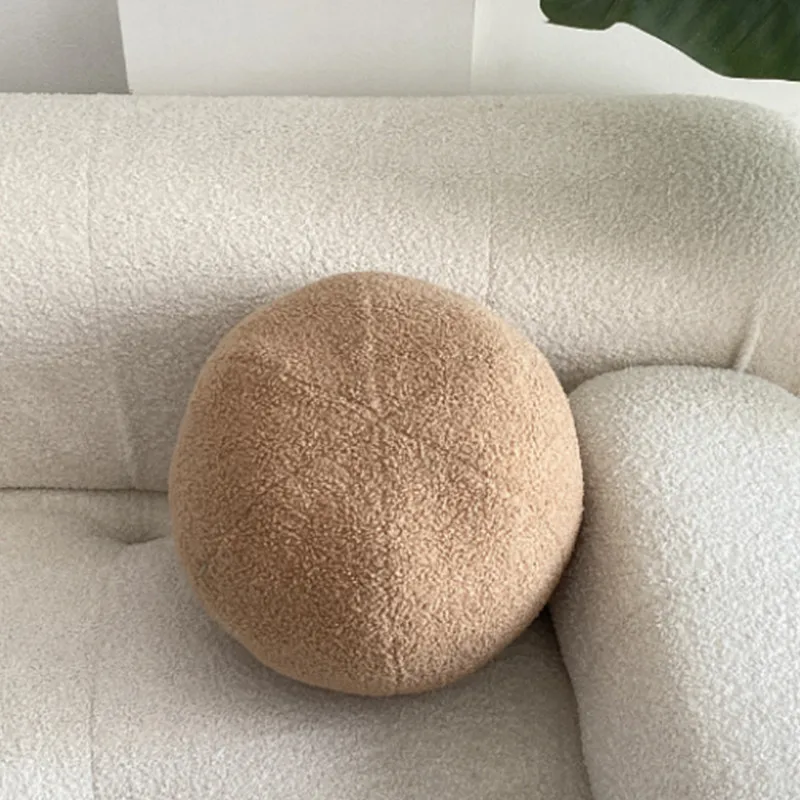 Nordic Bouclé Abstract Cushion – Minimalist Plush Pillow - Image 19