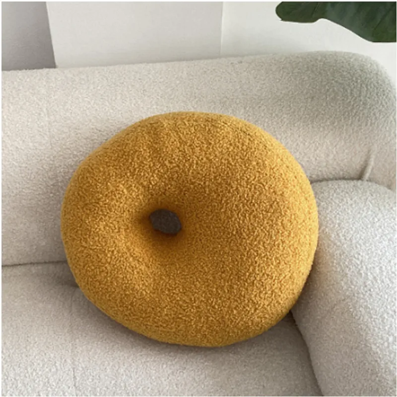Nordic Bouclé Abstract Cushion – Minimalist Plush Pillow - Image 25