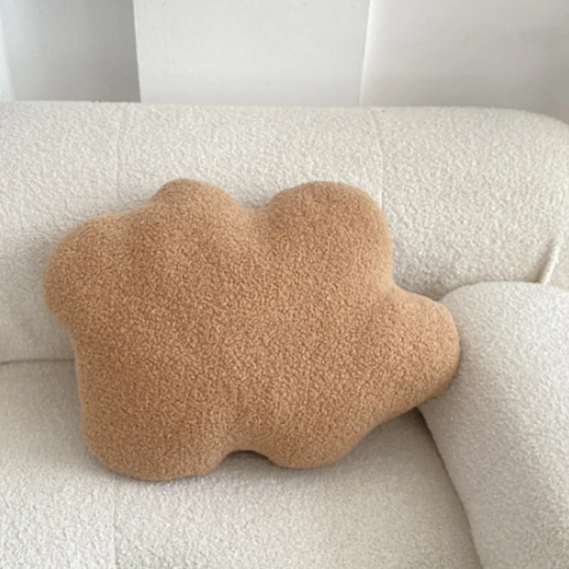 Nordic Bouclé Abstract Cushion – Minimalist Plush Pillow - Image 26