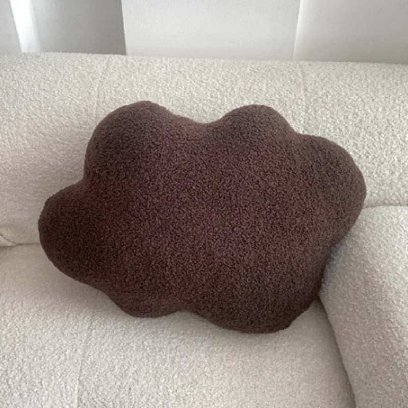 Nordic Bouclé Abstract Cushion – Minimalist Plush Pillow - Image 28