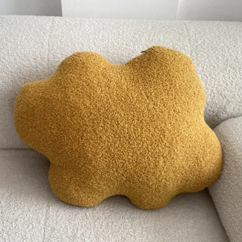 Nordic Bouclé Abstract Cushion – Minimalist Plush Pillow - Image 32