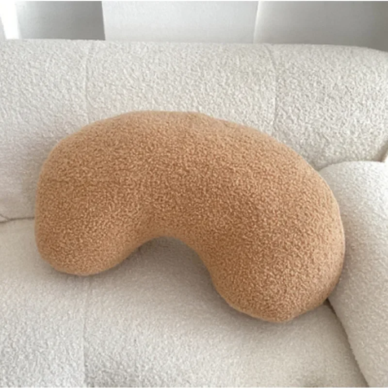 Nordic Bouclé Abstract Cushion – Minimalist Plush Pillow - Image 34