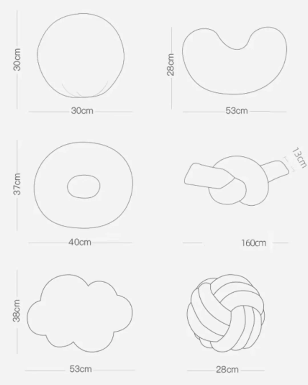Nordic Bouclé Abstract Cushion – Minimalist Plush Pillow - Image 5