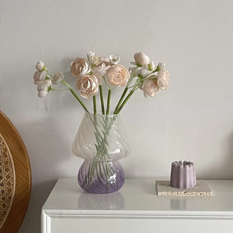 Nordic Stripy Glass Vase - Image 10