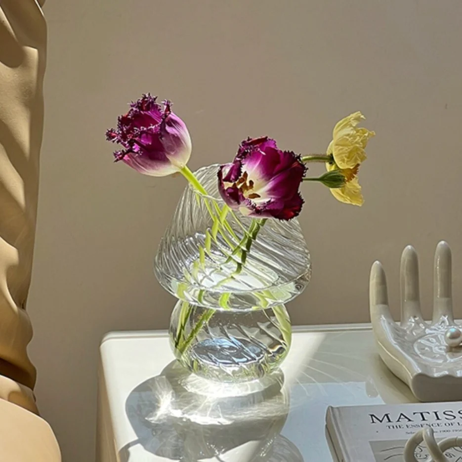 Nordic Stripy Glass Vase - Image 5