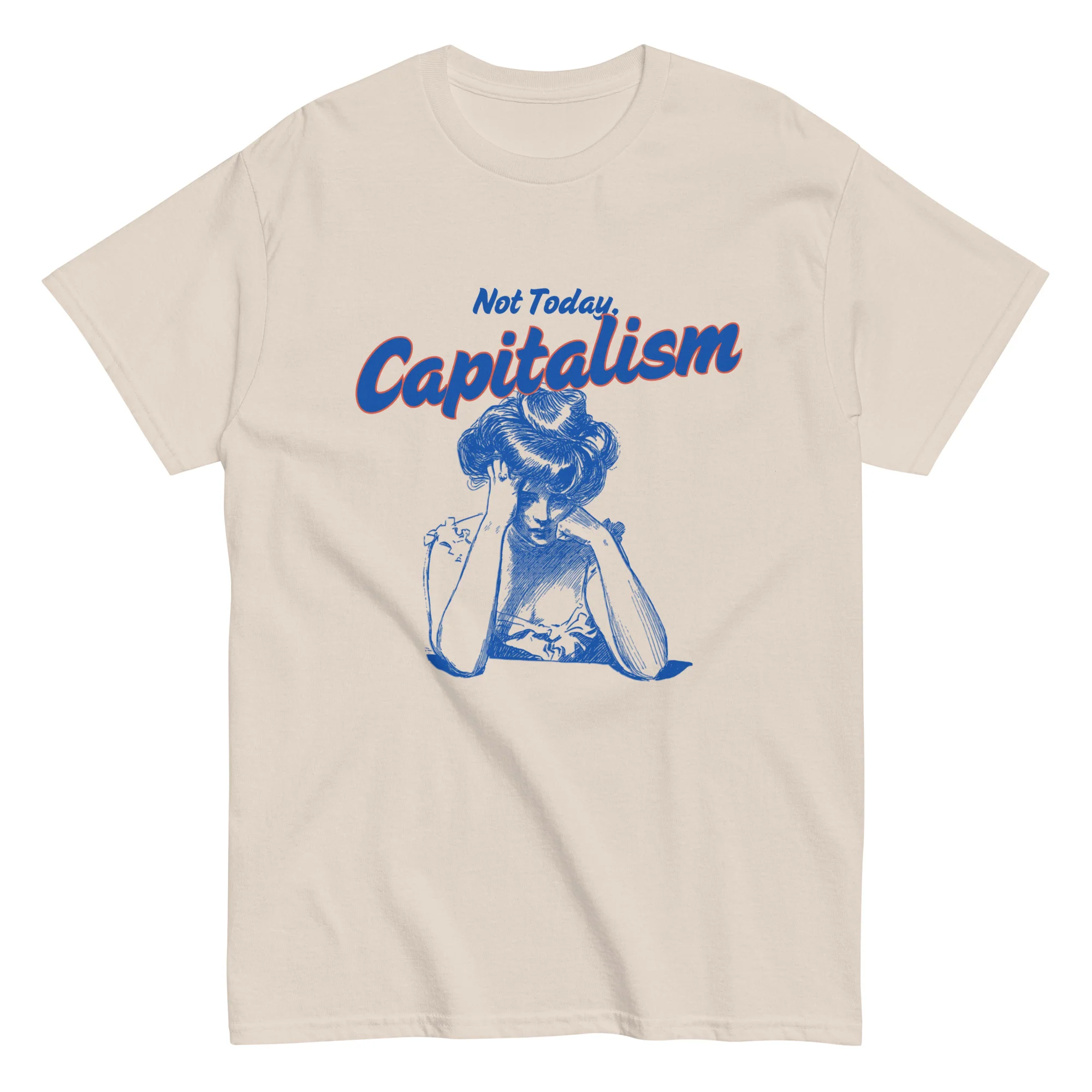 Not Today, Capitalism Blut T-shirt - Image 2