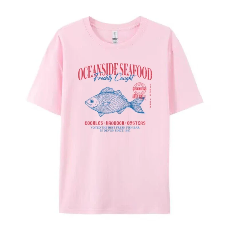 Oceanside Seafood T-Shirt - Image 5