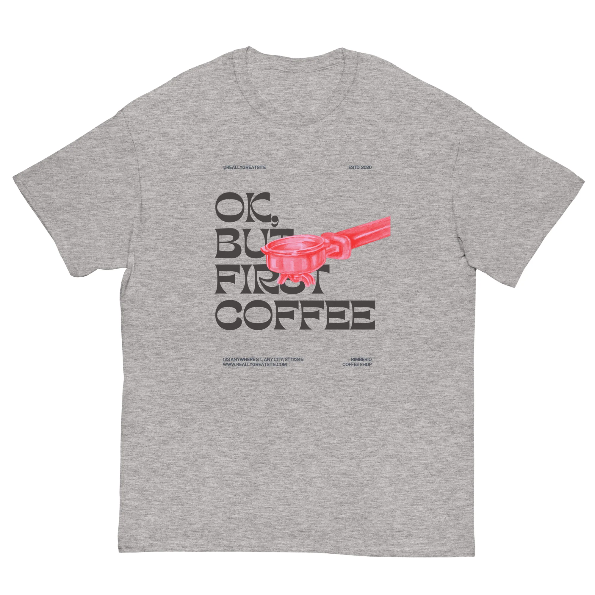 OK, but first coffee T-shirt - Image 4
