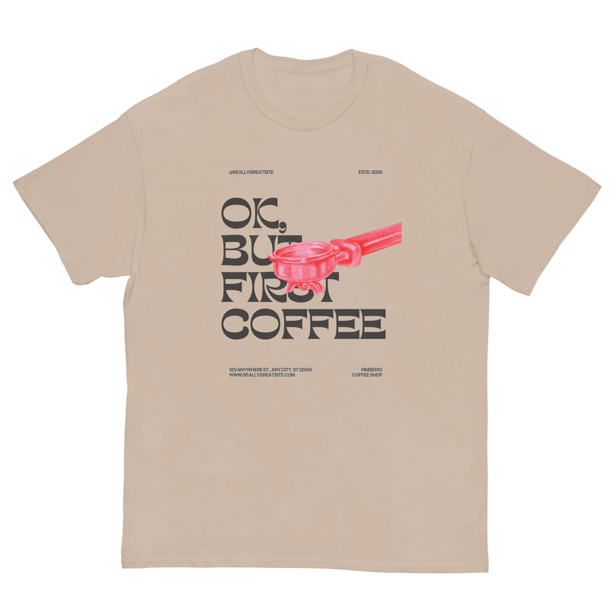 OK, but first coffee T-shirt - Image 6