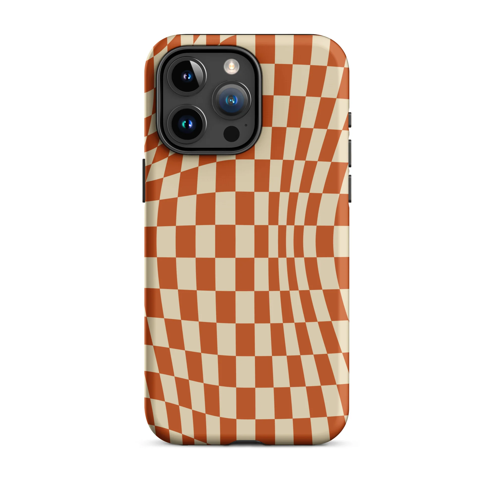 Orange Checker iPhone® Case