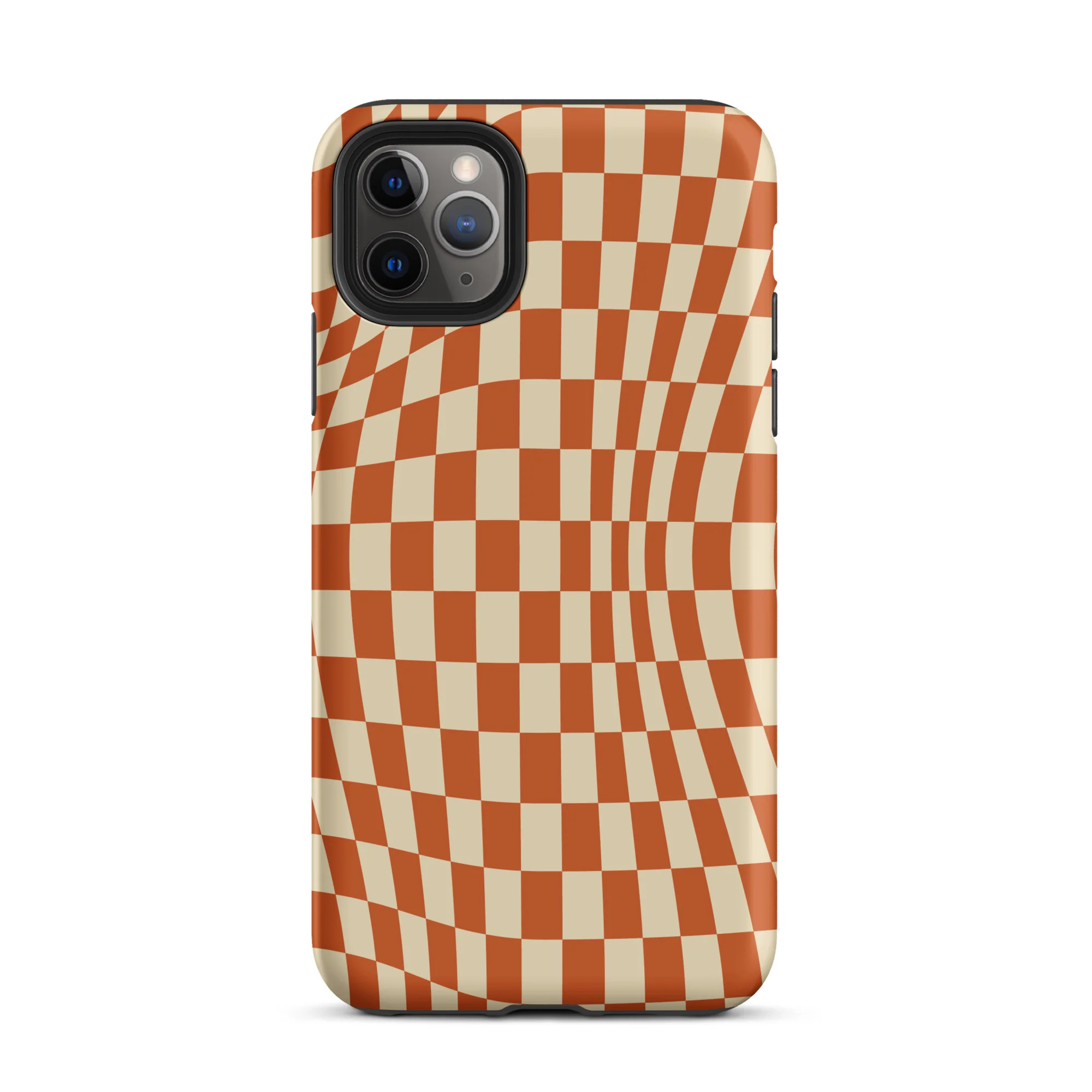 Orange Checker iPhone® Case - Image 4