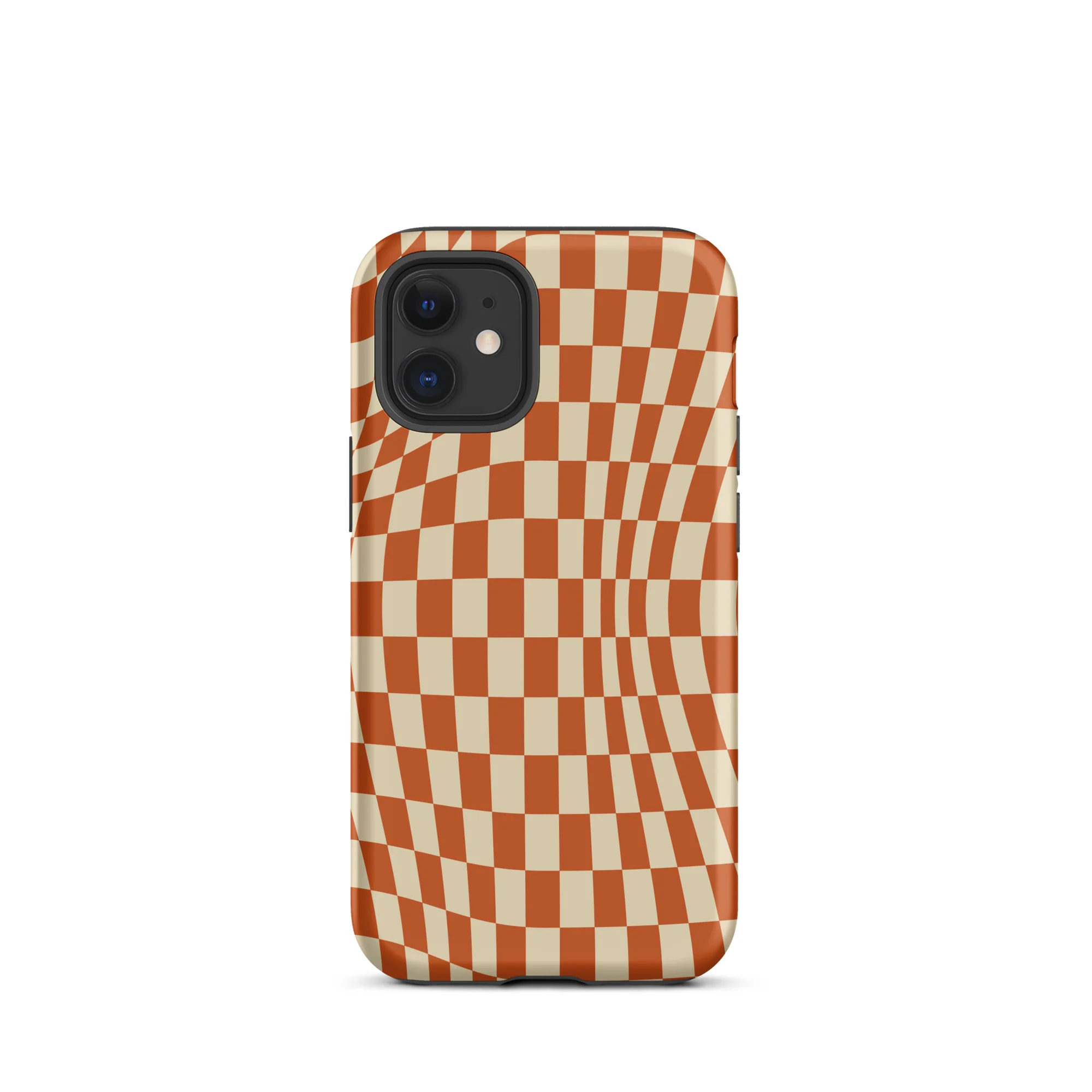 Orange Checker iPhone® Case - Image 5