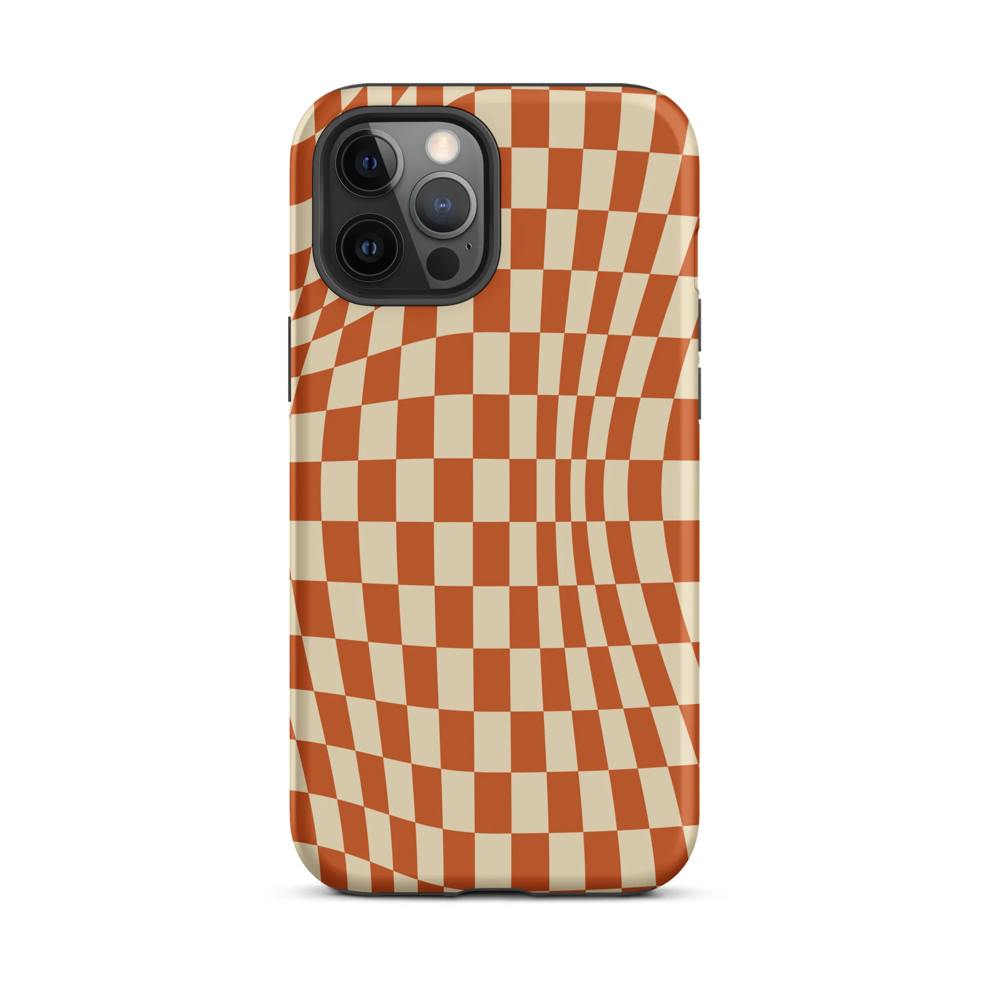 Orange Checker iPhone® Case - Image 8
