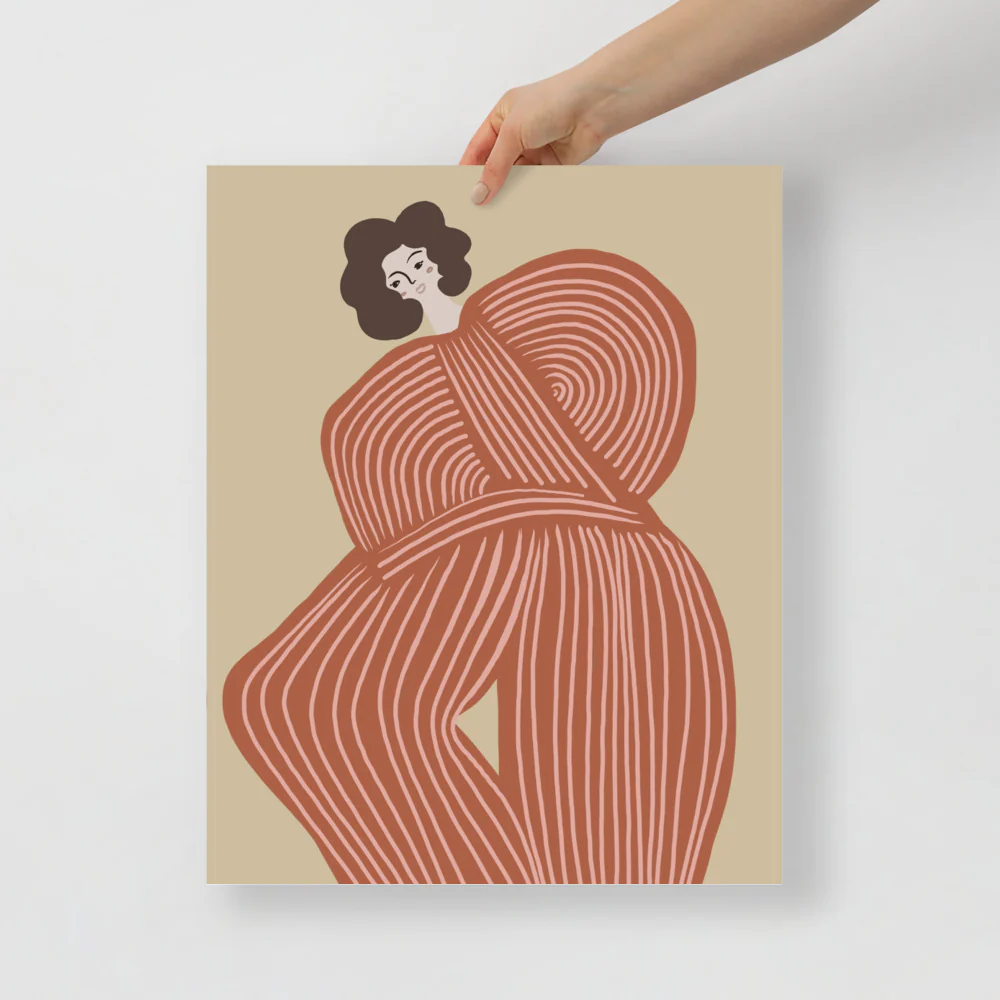 Orange Tracksuits Wall Art