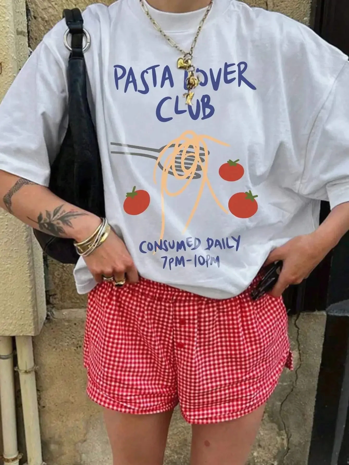 Pasta Lover Club T-Shirt - Image 2
