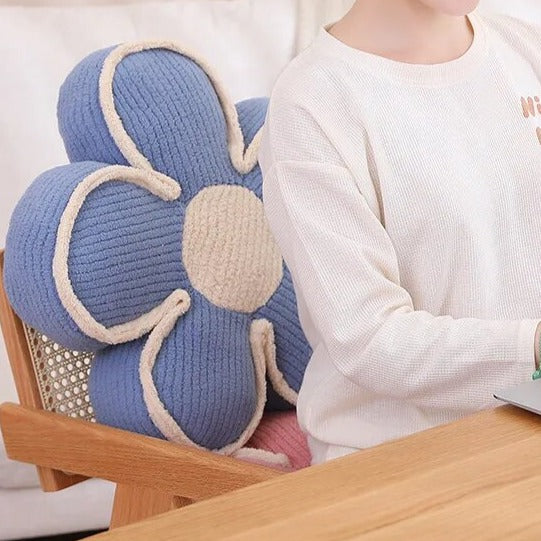 Pastel Fluffy Flower Cushion - Image 7