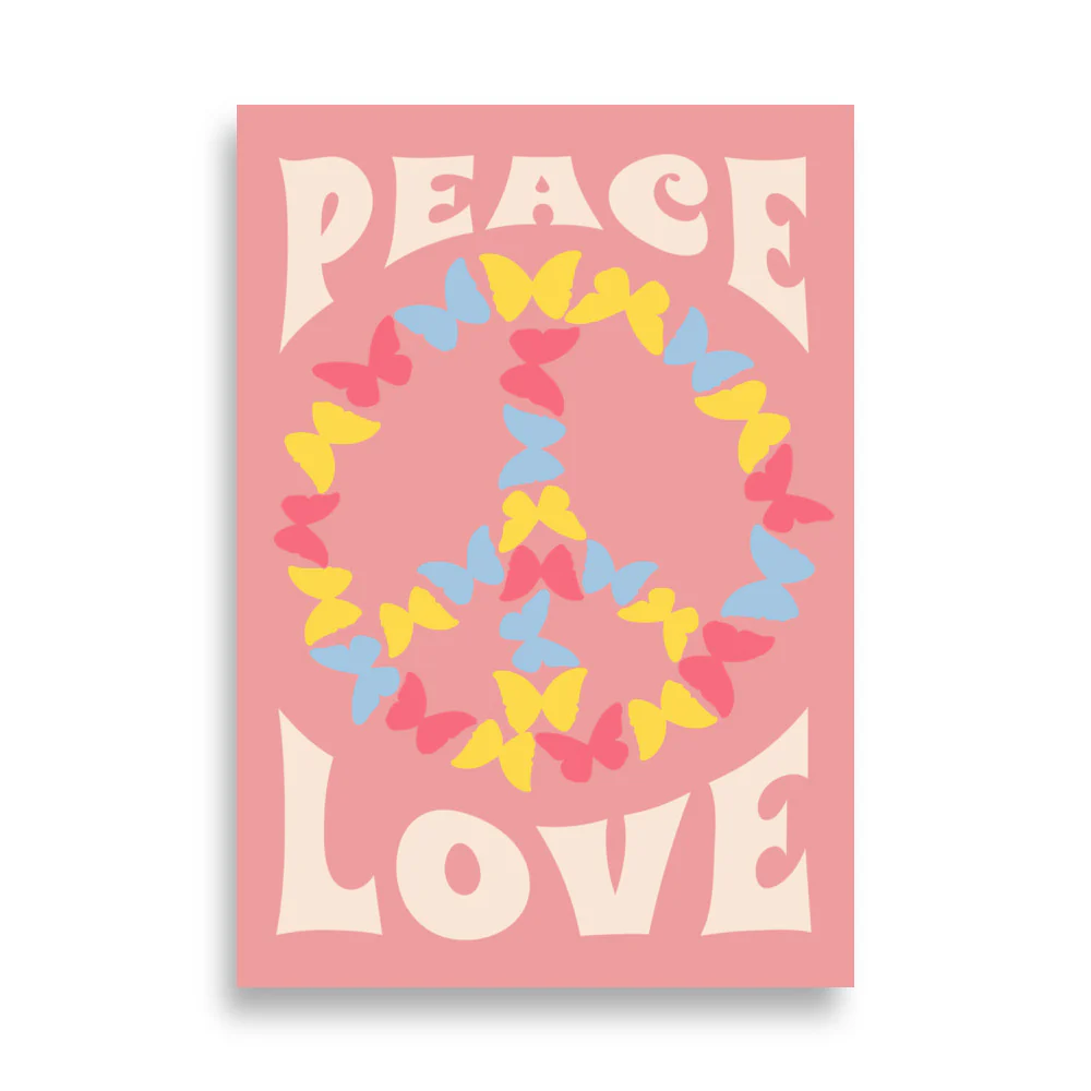 Peace Love Butterfly
