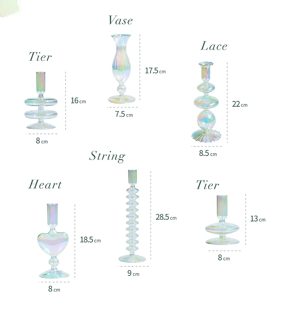 Pearly Glass - Candle Holder - Image 7