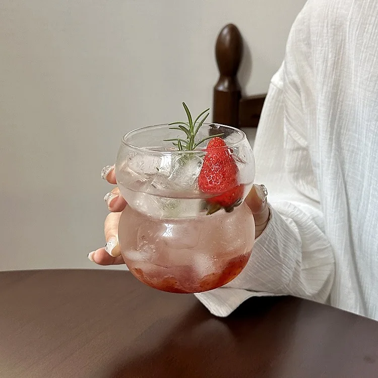 Piled Pebble Glass Cup - Image 4