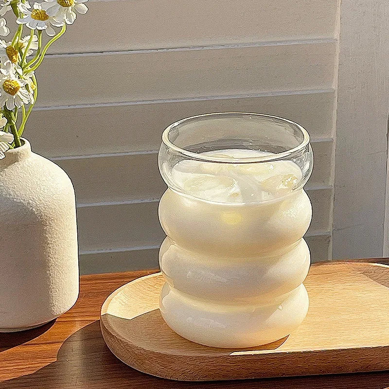 Piled Pebble Glass Cup - Image 5