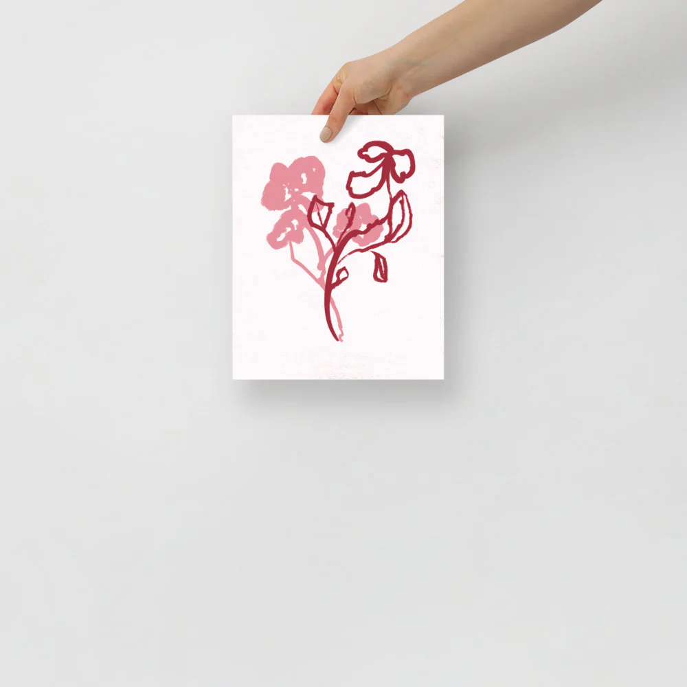 Pink Blossom Wall Art - Image 2