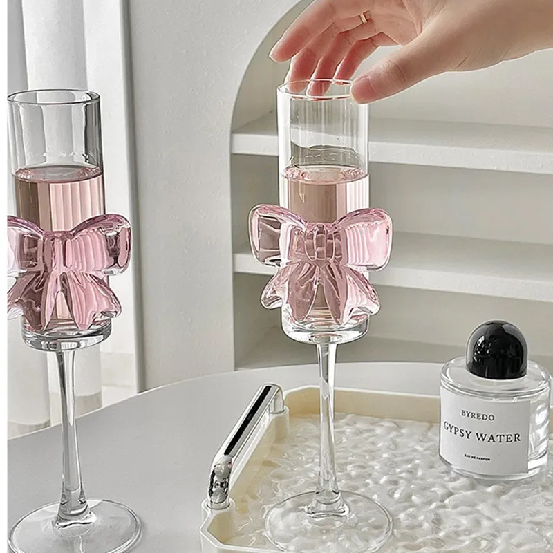 Pink Bow Glassware - Image 4