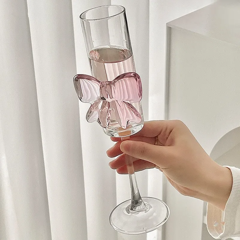 Pink Bow Glassware - Image 6