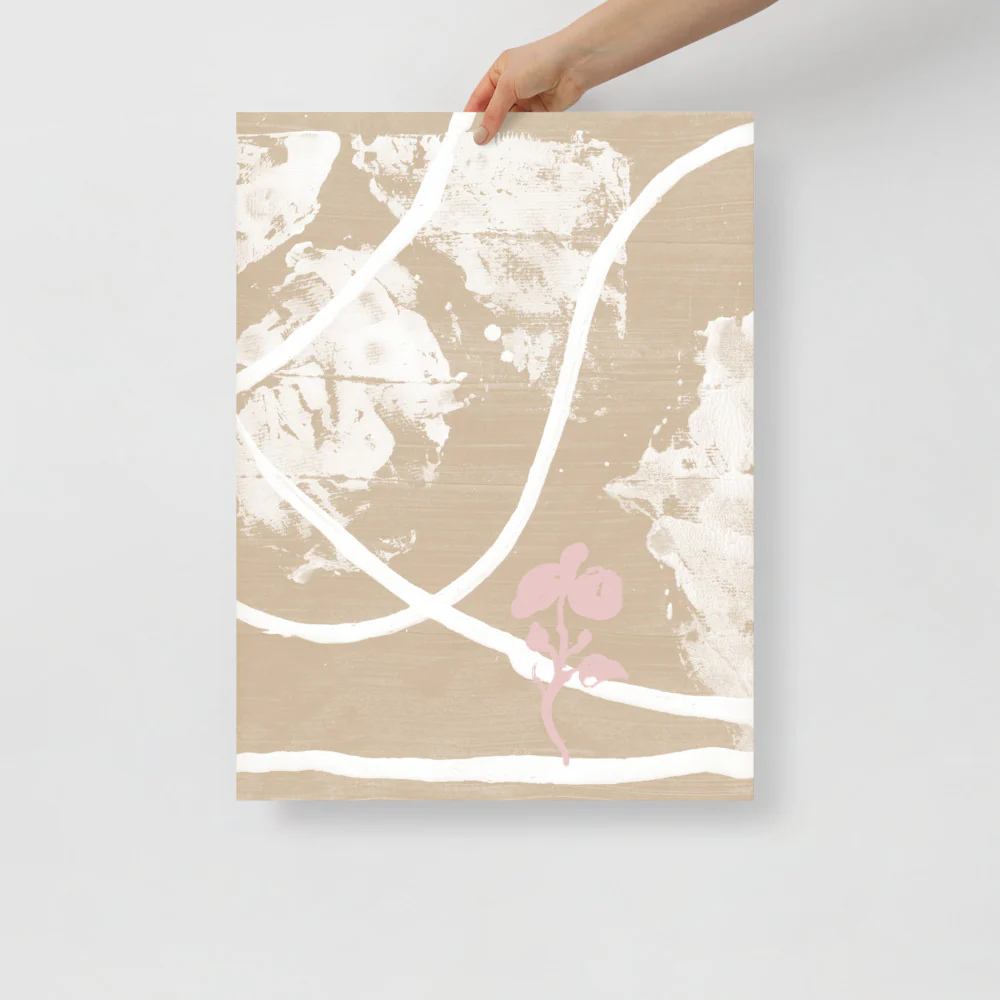 Pink Flower In Desert Wall Art - Image 11