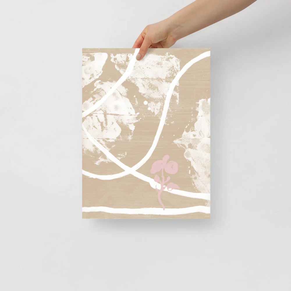 Pink Flower In Desert Wall Art - Image 5
