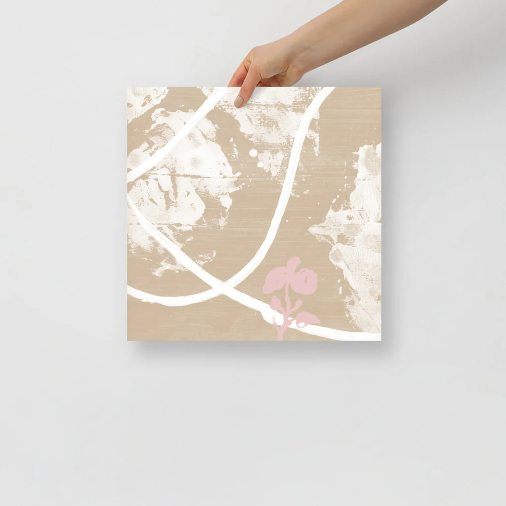Pink Flower In Desert Wall Art - Image 7