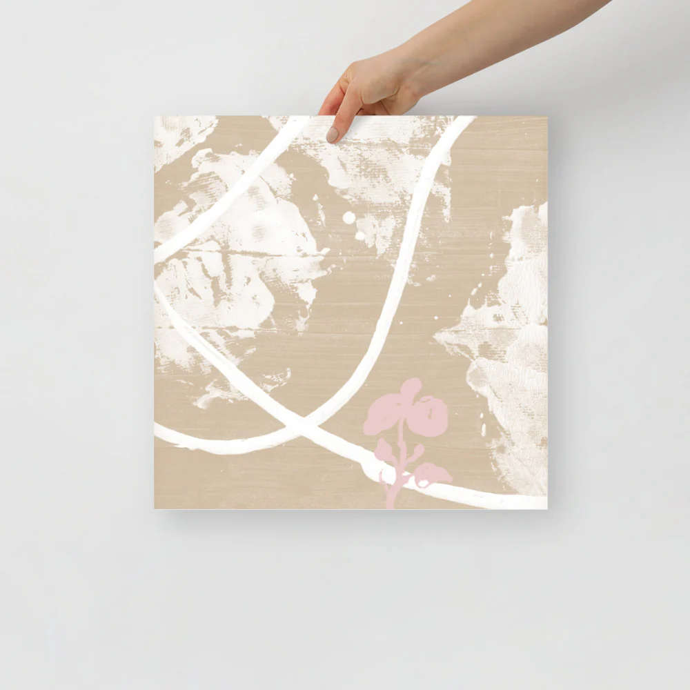 Pink Flower In Desert Wall Art - Image 8