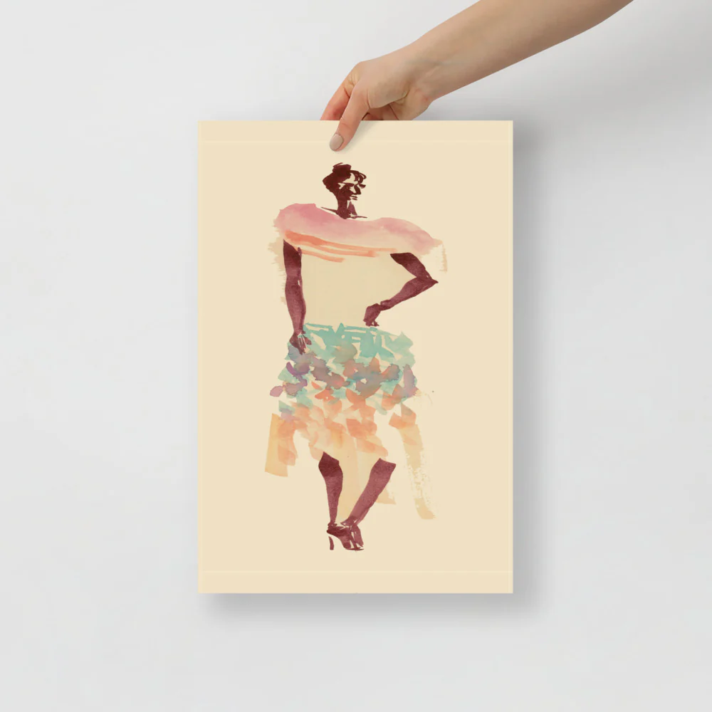 Pink Scarf Wall Art - Image 3