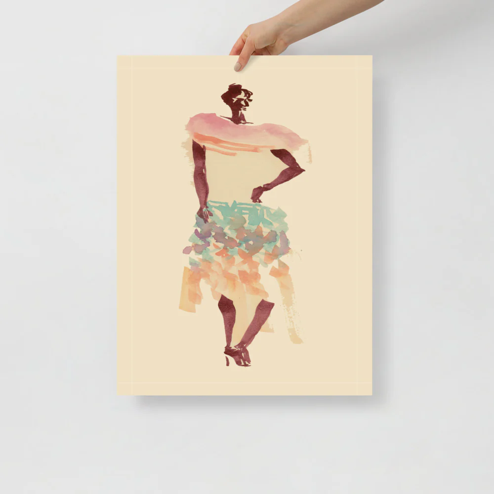 Pink Scarf Wall Art - Image 5