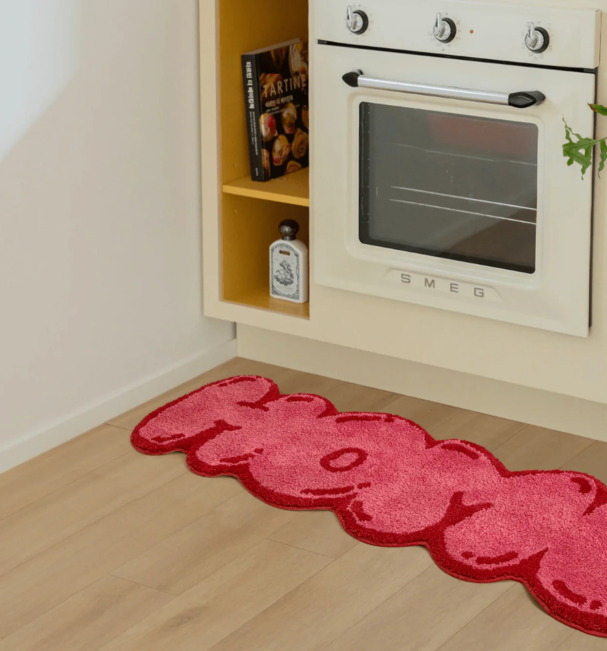 Pink Tufted "HOME" Balloon Font Rug - Image 7