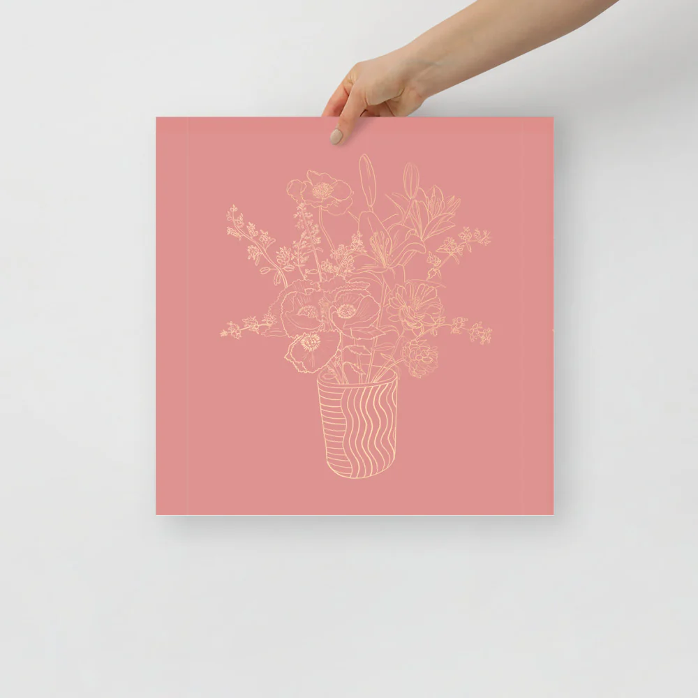 Plant Line Drawing Wall Art - Image 8