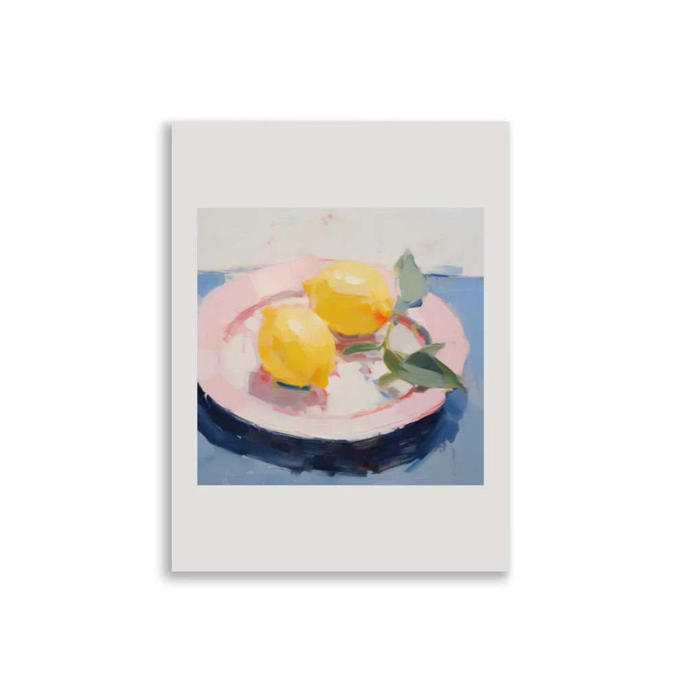Plate with Lemons - Image 3