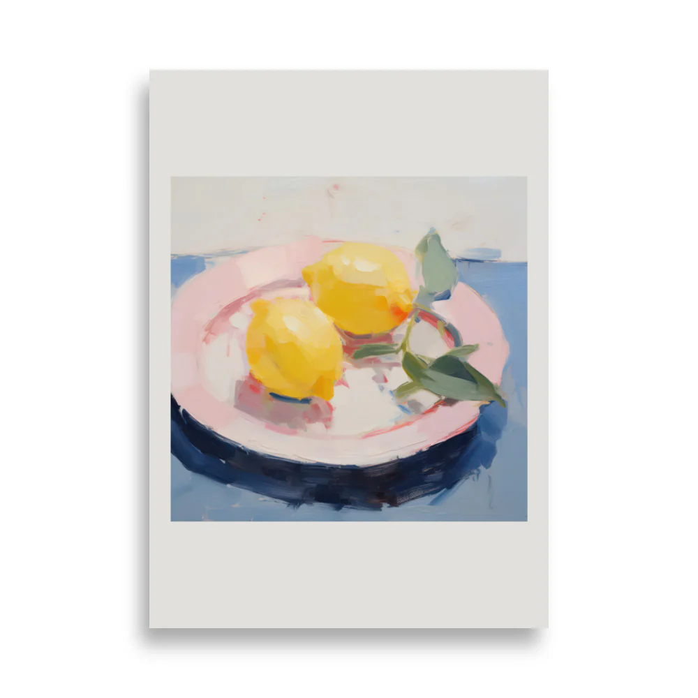 Plate with Lemons - Image 4