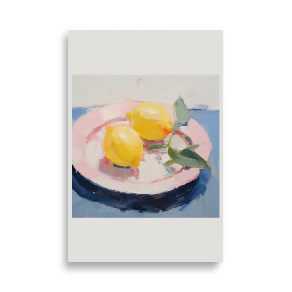 Plate with Lemons - Image 5
