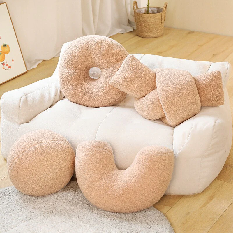 Plush Cushions - Doughnut, Globe, Arch and Knot - Image 2