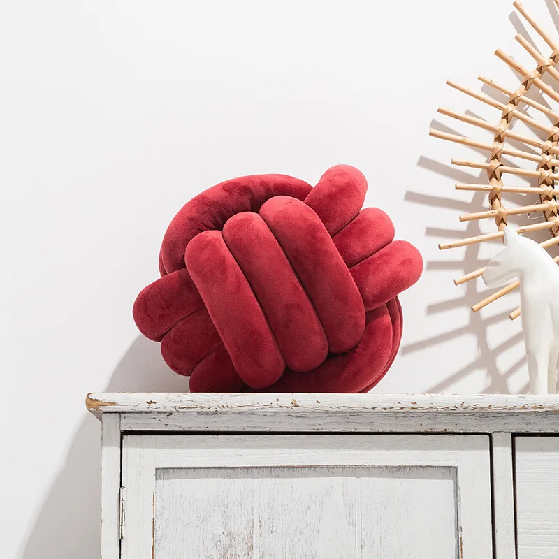 Plush Knot Cushion (Velvet) - Image 11
