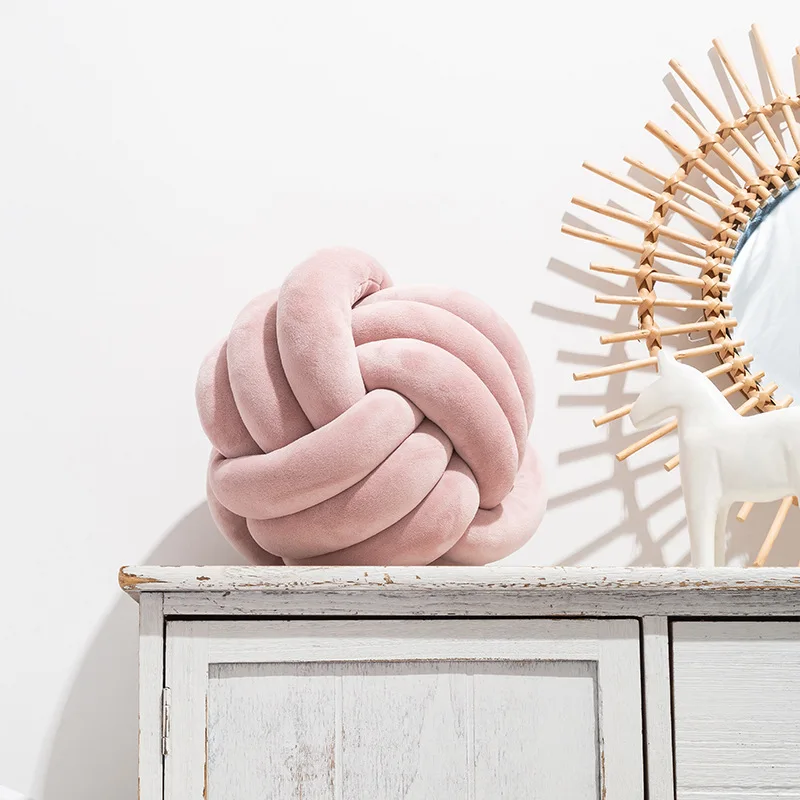 Plush Knot Cushion (Velvet) - Image 12