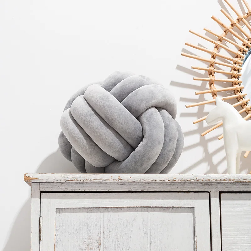 Plush Knot Cushion (Velvet) - Image 13