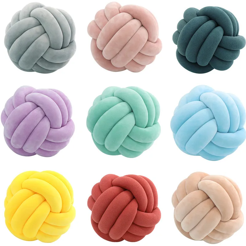 Plush Knot Cushion (Velvet) - Image 7