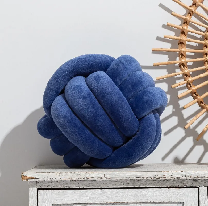 Plush Knot Cushion (Velvet) - Image 8