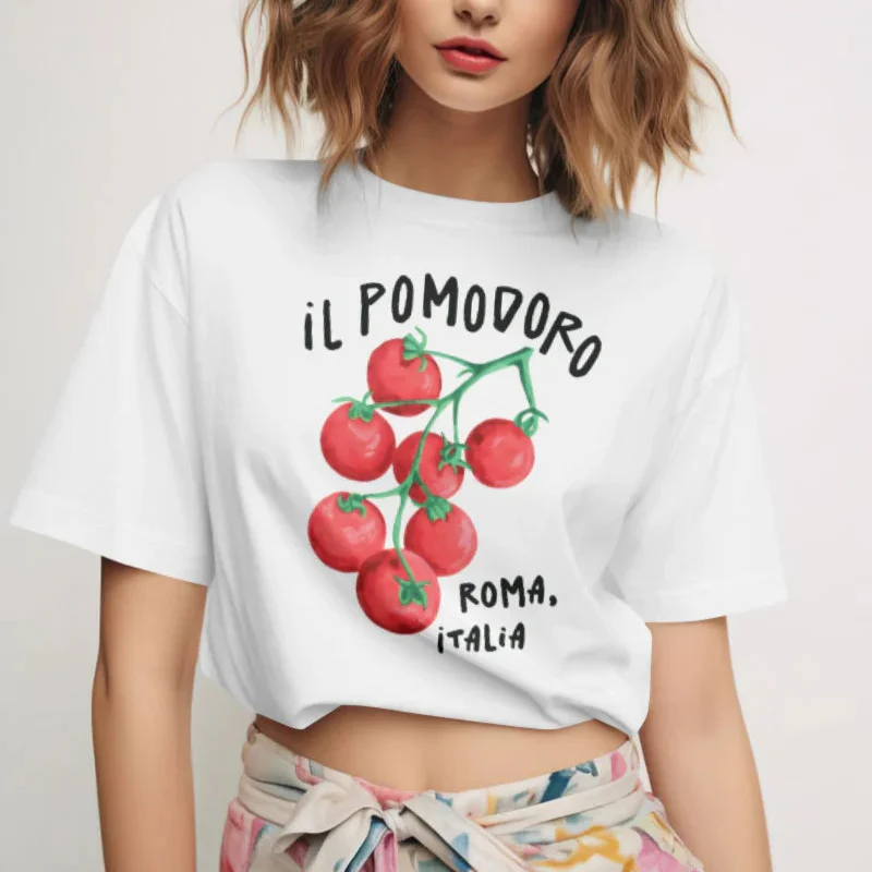 Pomodori Tomato T-Shirt – Retro Vintage Italian Food Graphic Tee
