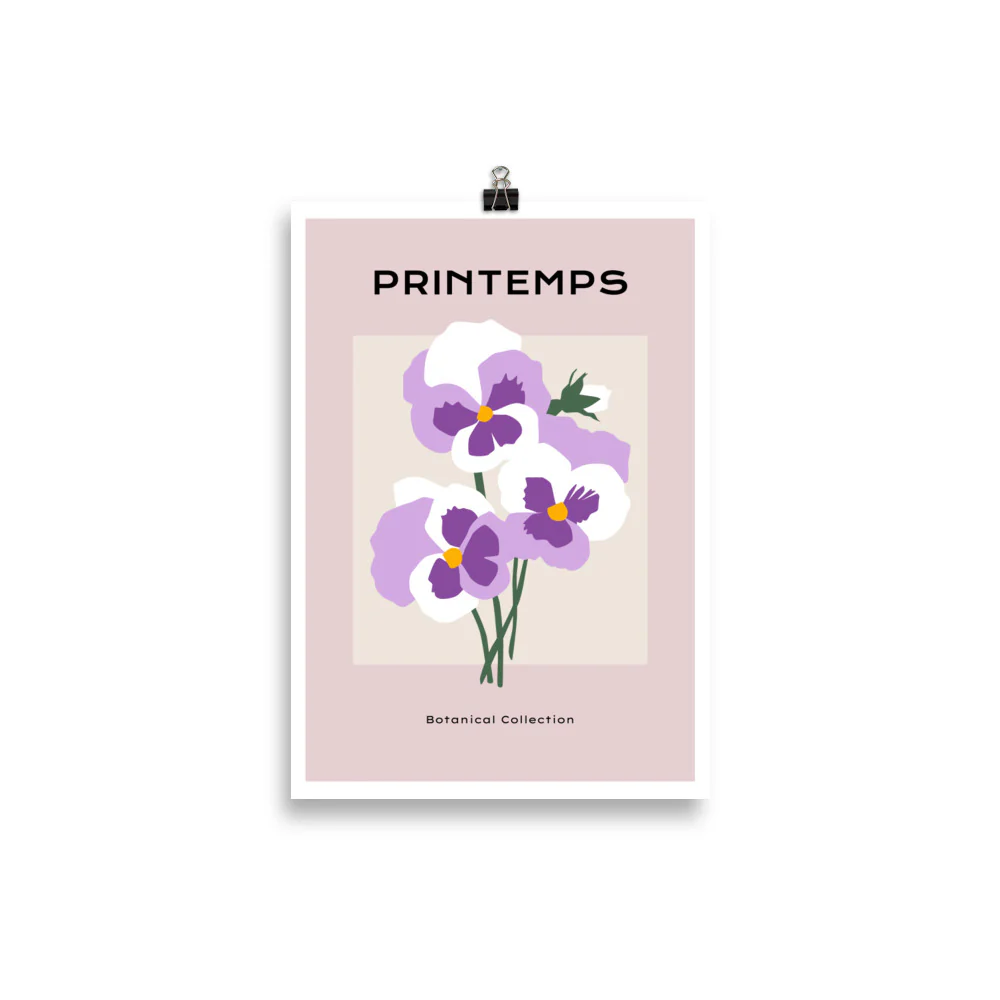 Printemps - Botanical Collection - Purple - Image 2